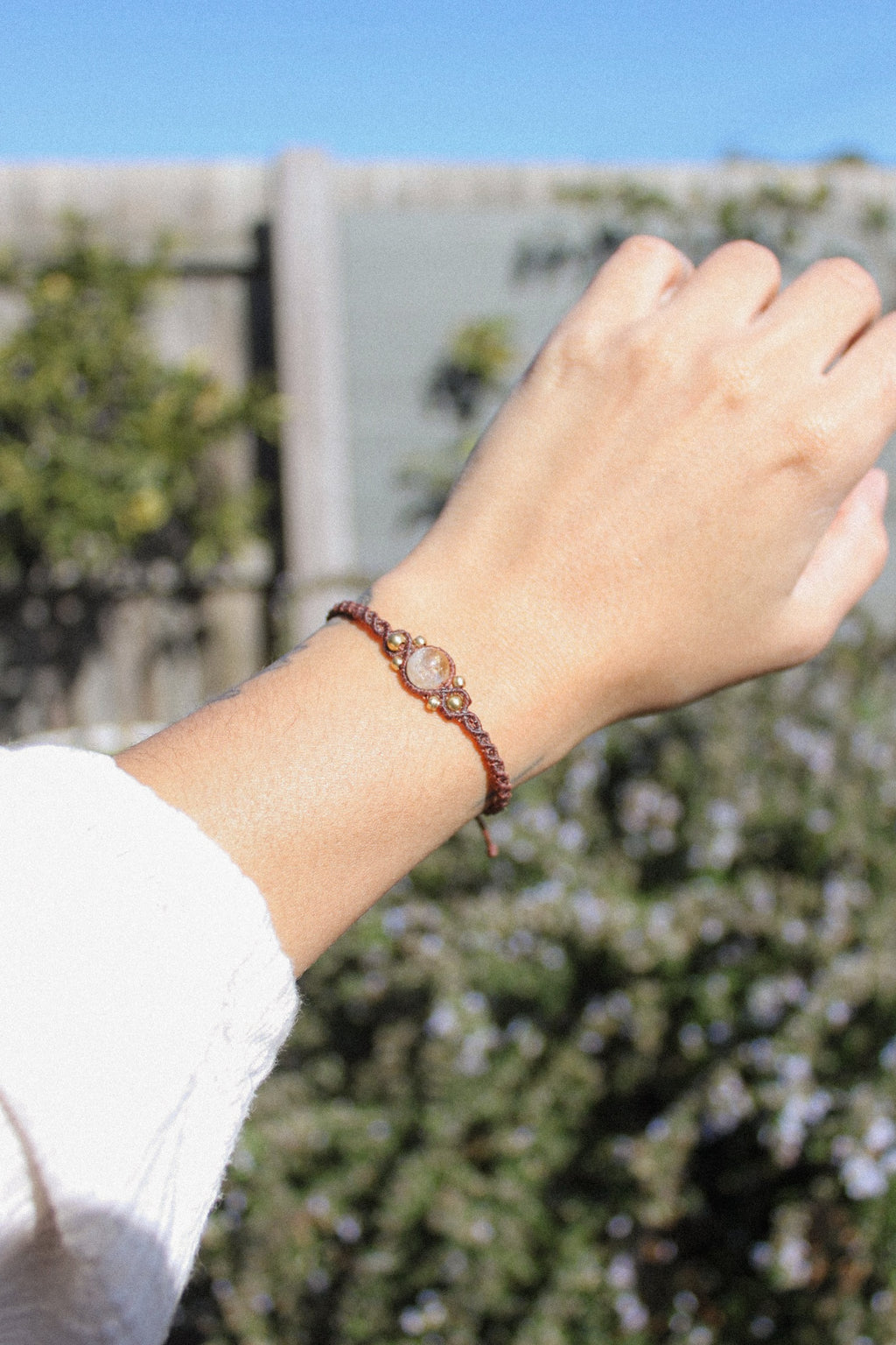 Citrine Macrame Bracelet