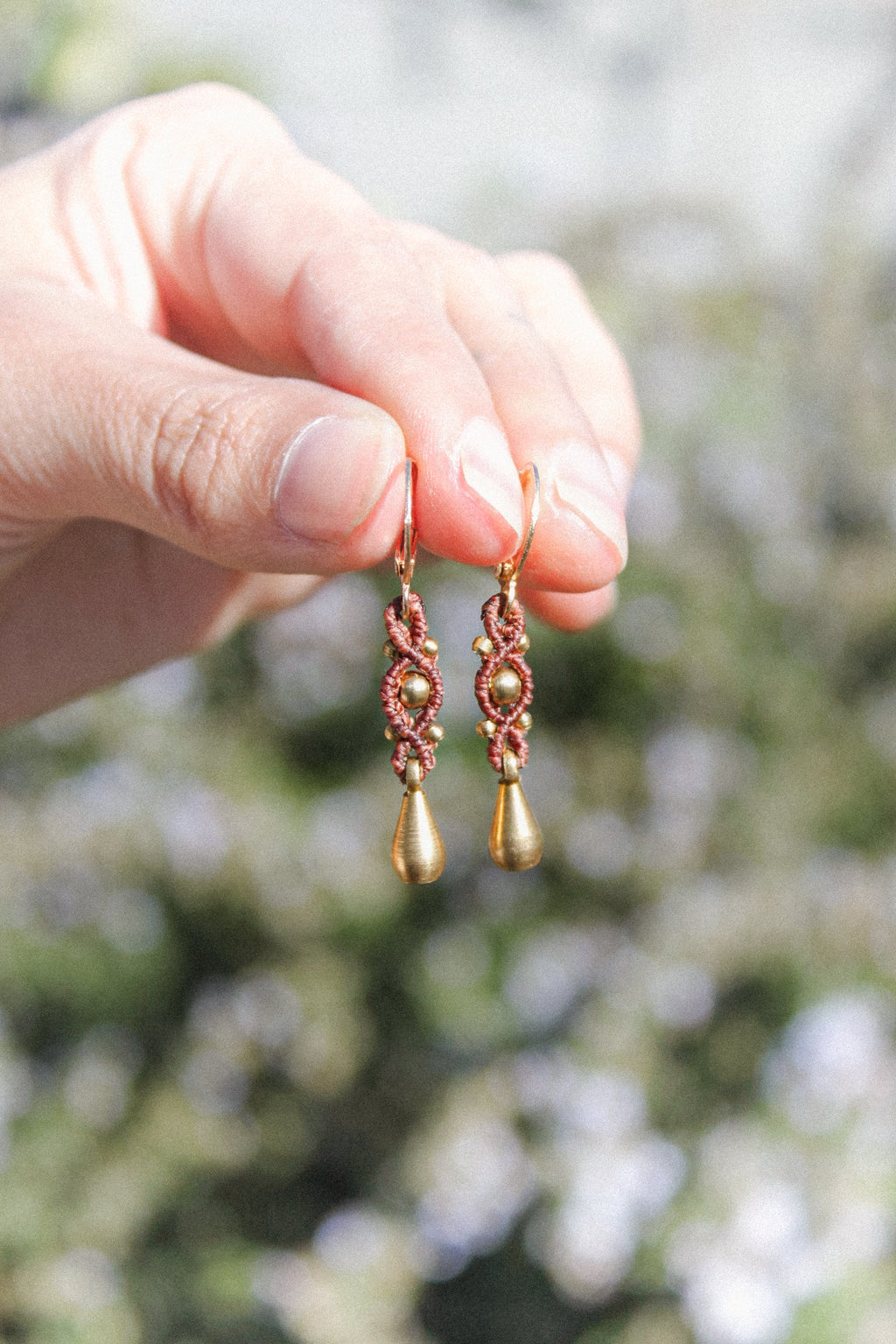 Dropper Macrame Earrings