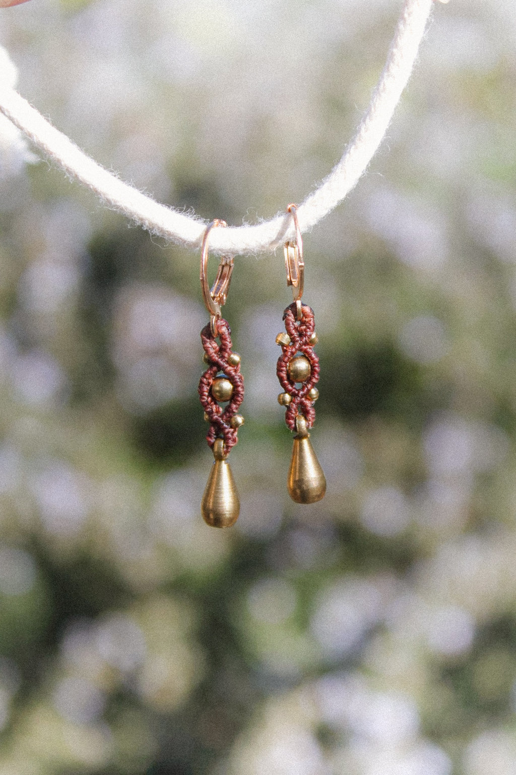 Dropper Macrame Earrings